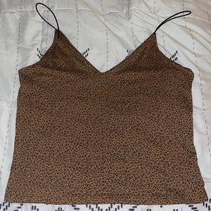 This is from forever 21, it’s a cheetah print tank top/crop top.